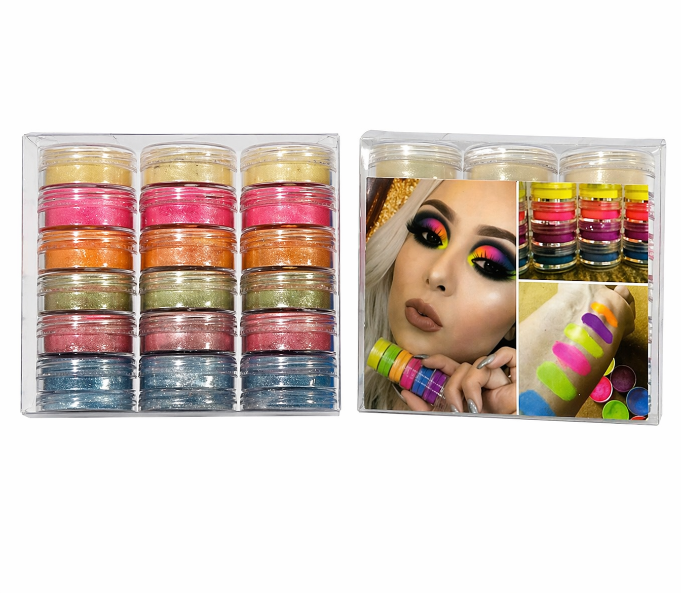 Ser de pigmentos pastel /Cajita con 6 torres