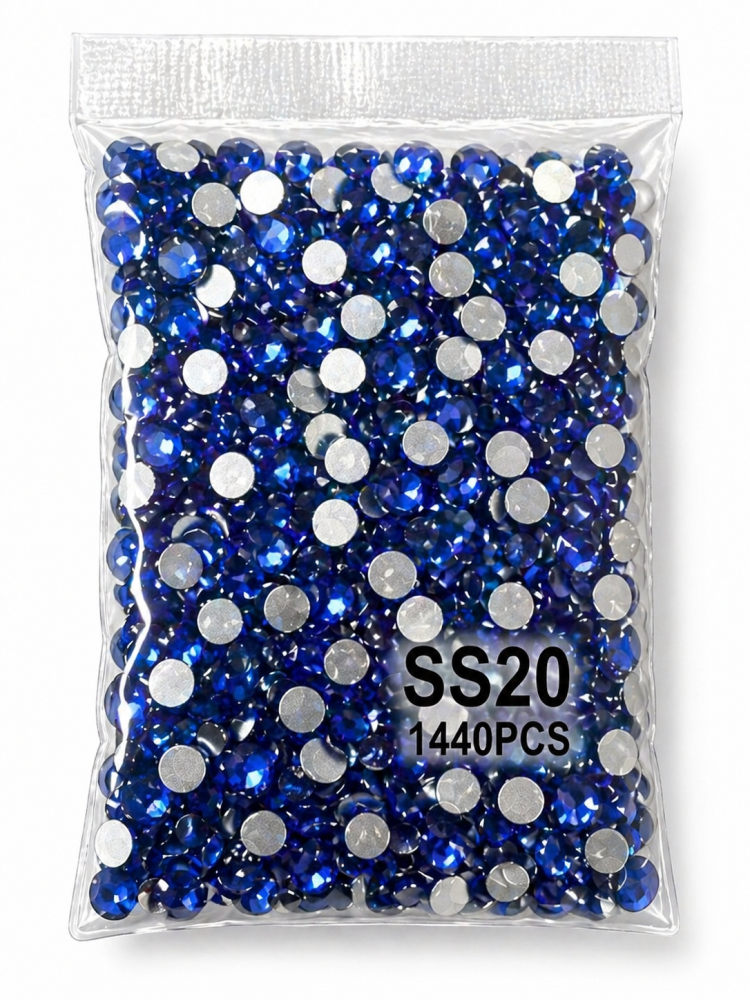 Piedra color azul rey SS20 con 1440 piezas