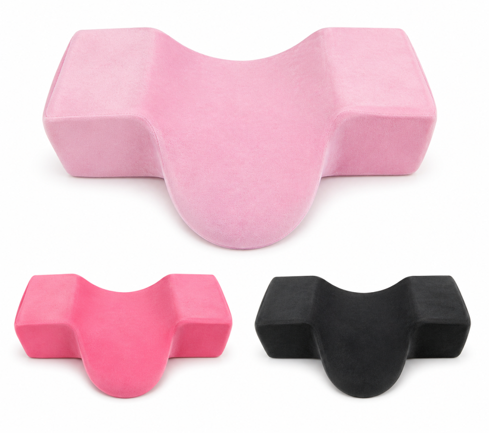 Almohada en forma de U, para extensiones de pestaña
