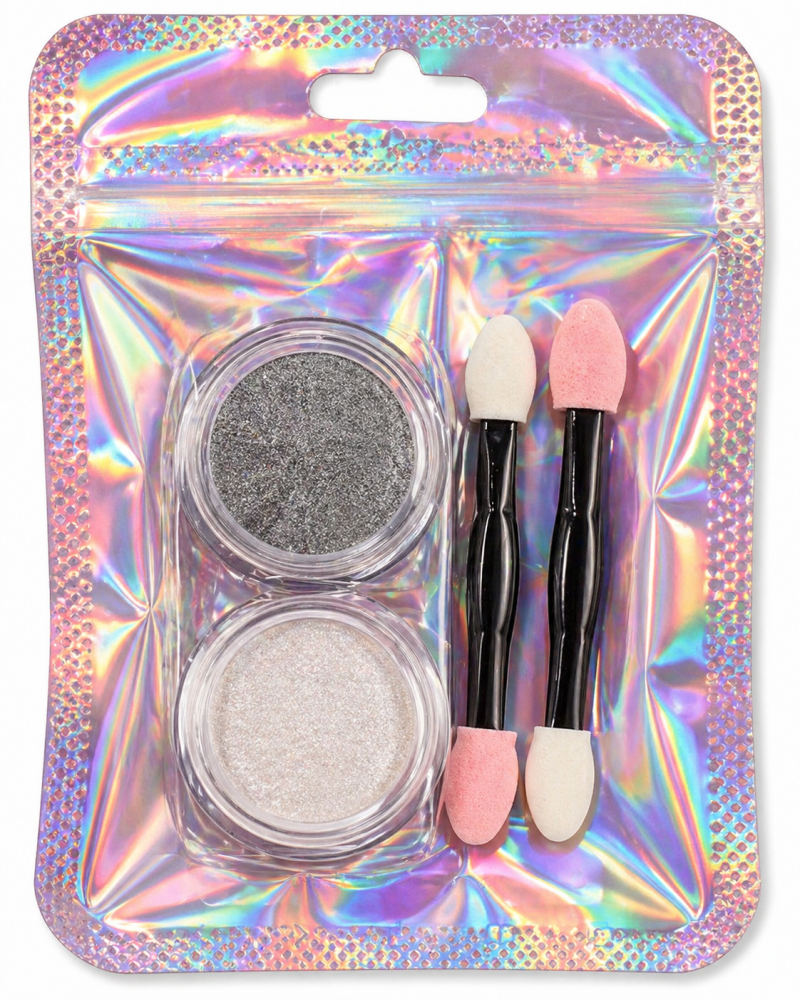 Set de efecto reflectivo y aurora /Paquete con 12 piezas