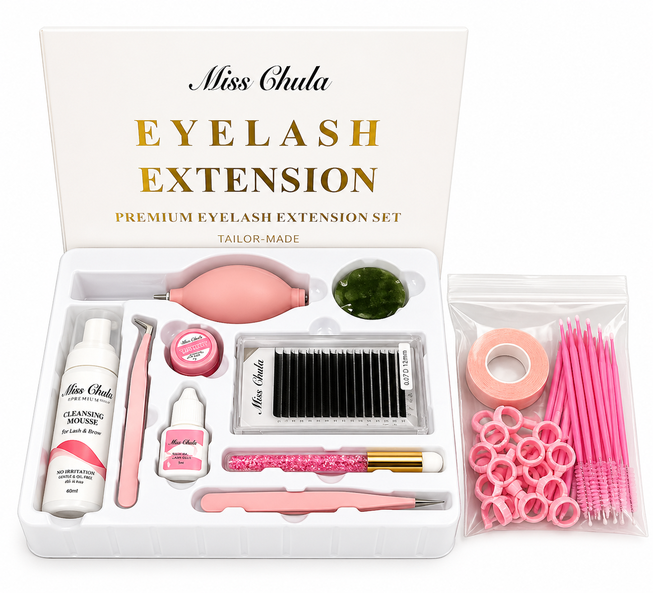 Kit Extension de pestañas mink 1x1