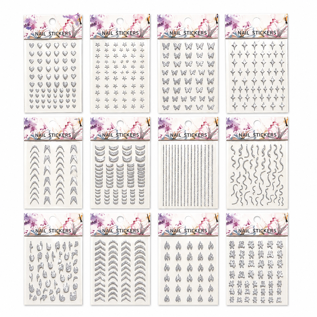 Sticker  reflectivo/ Paquete con 12 piezas