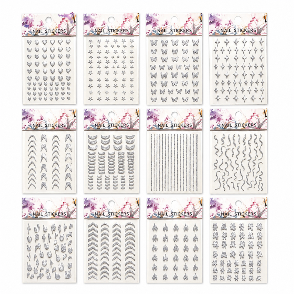 Sticker  reflectivo/ Paquete con 12 piezas