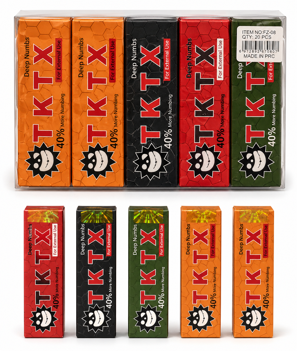 Anestesia TKTX / Cajita con 20 piezas