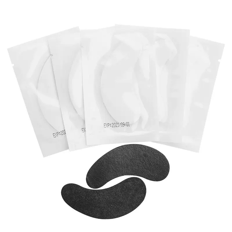 Parches para extensión de pestañas (color negro) /Paquete con 50 piezas