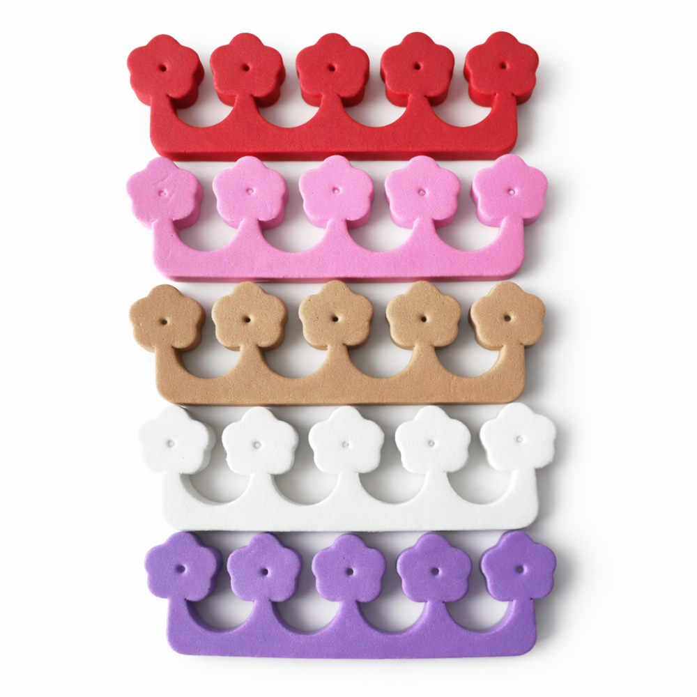 Separador de dedos para pedicure /Paquete con 50 piezas