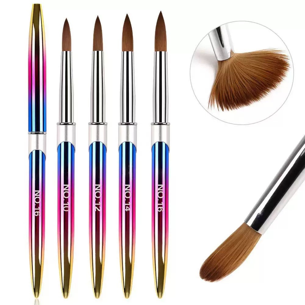 Pincel premium para uñas esculturales /Caja con 4 pinceles