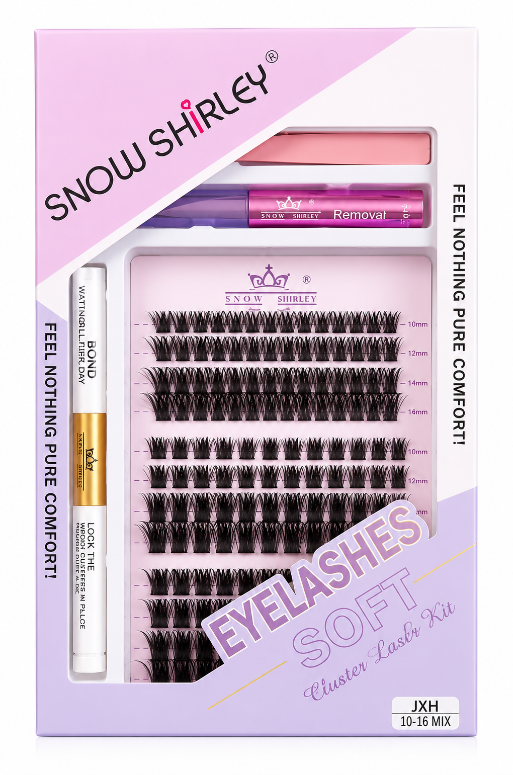 Kit profesional de extensiones de pestañas (JXH/10-16mm mix)