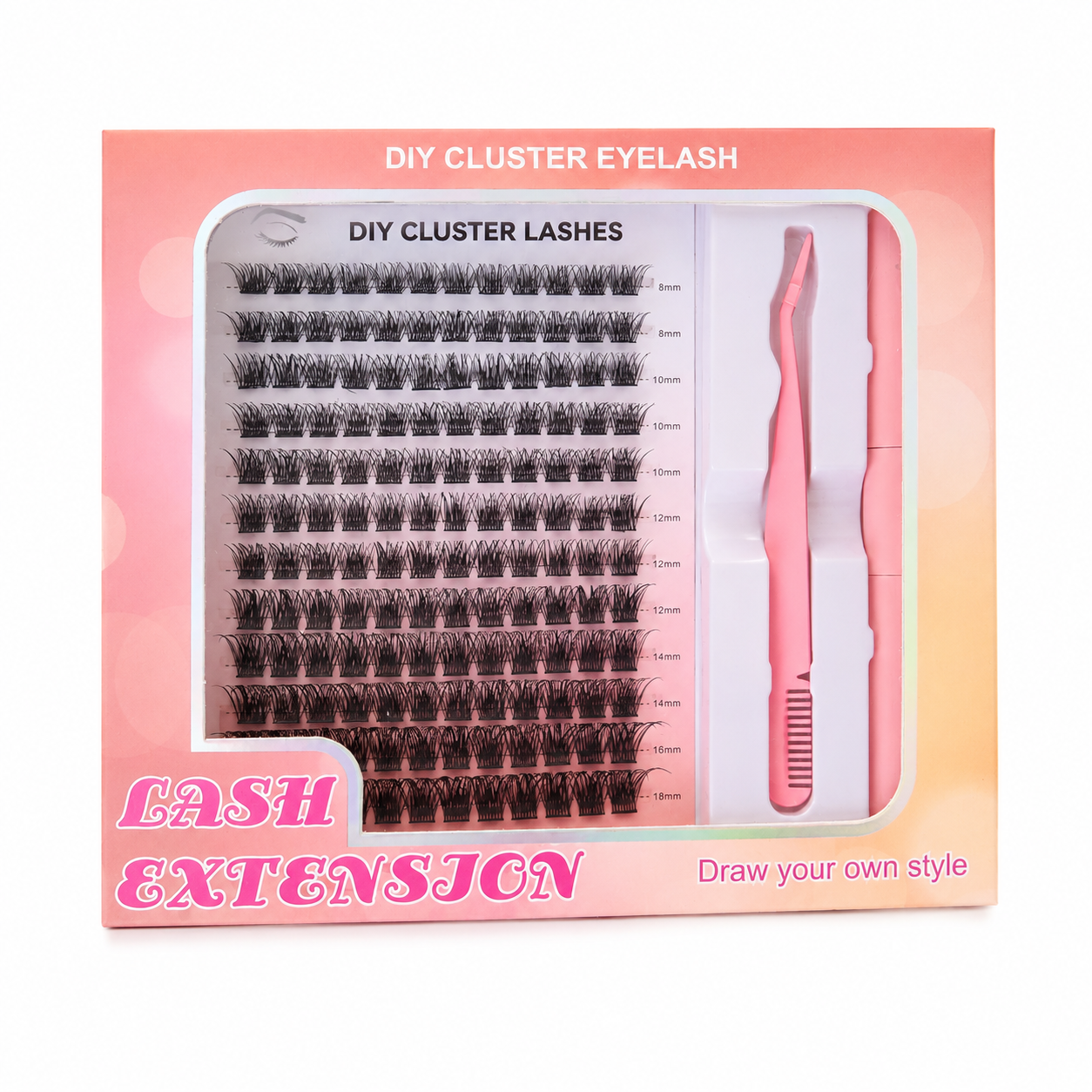 Kit extension pestañas/ con adhesivo y sellador