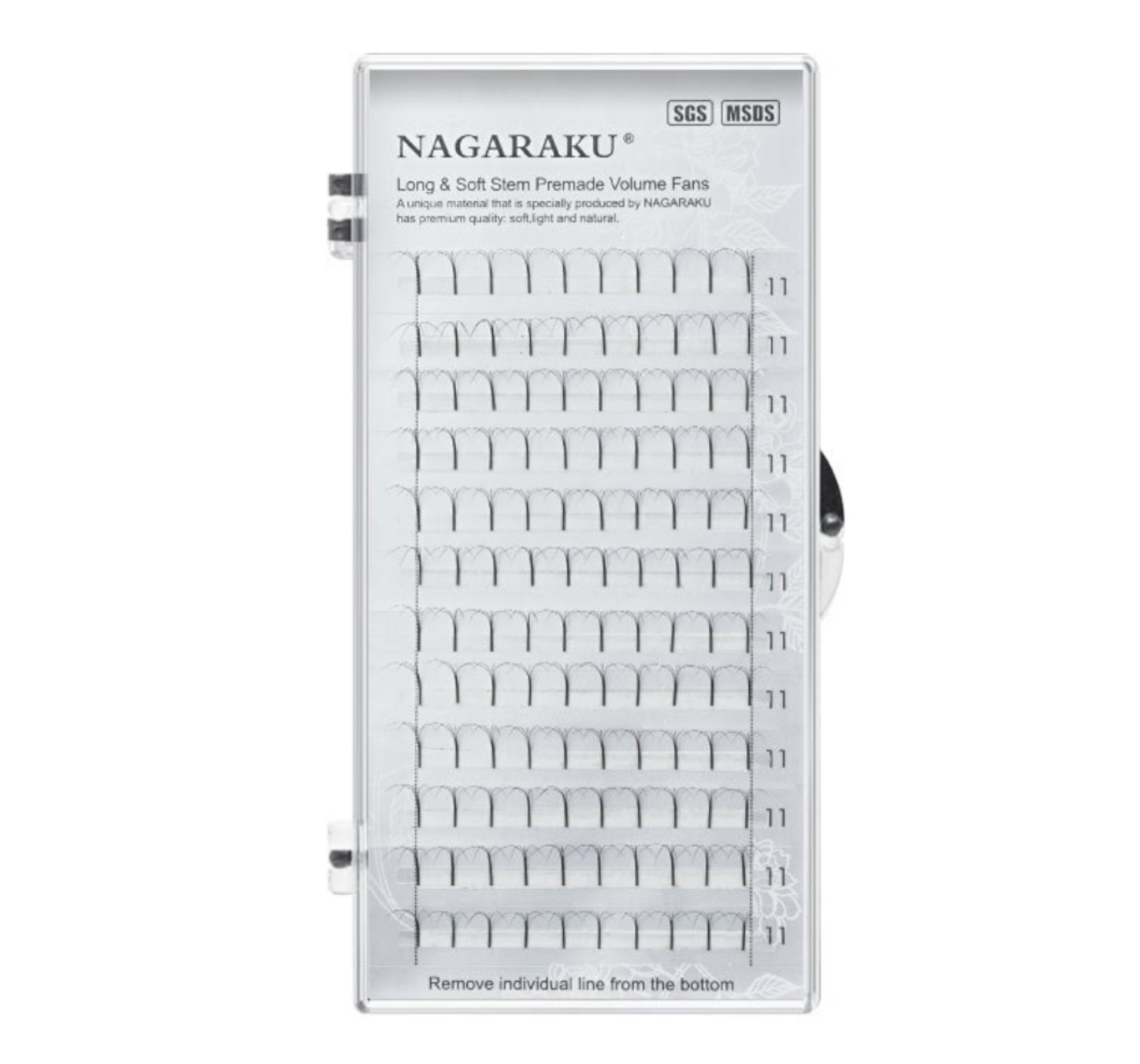NAGARAKU Abanicos de Pestañas Premade – Extensiones de Volumen Profesionales.