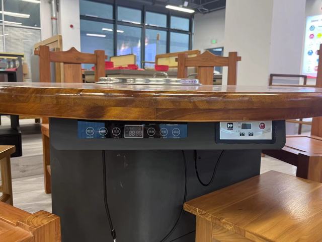 Self-purifying smokeless hot pot table (round table) HPR-2