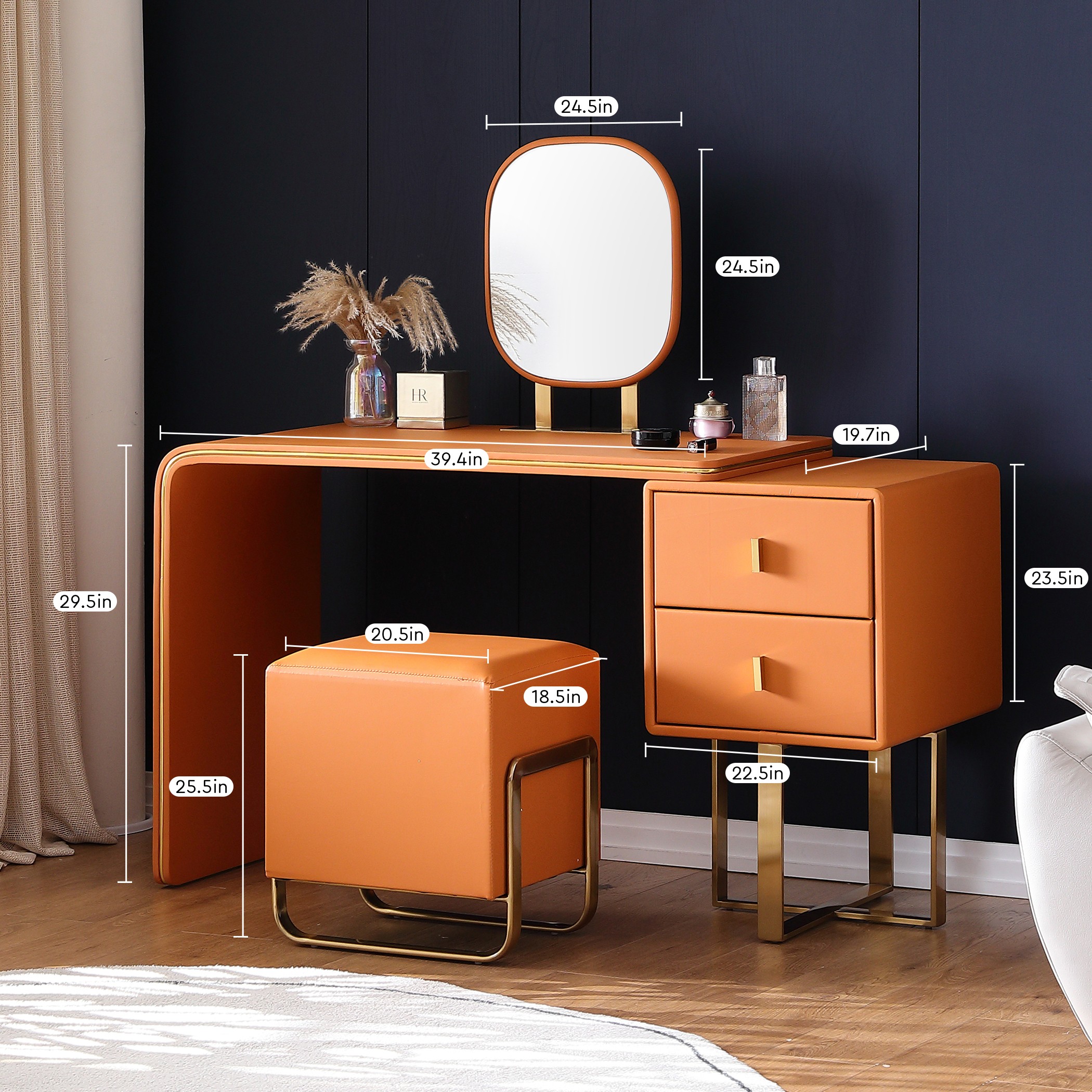 Modern Luxury Makeup Vanity