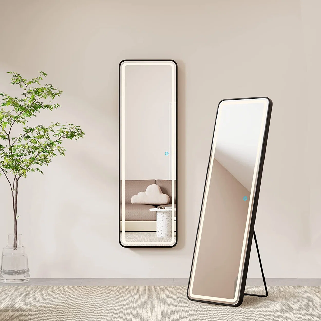 FUKAYI Full Length Mirror Lighted