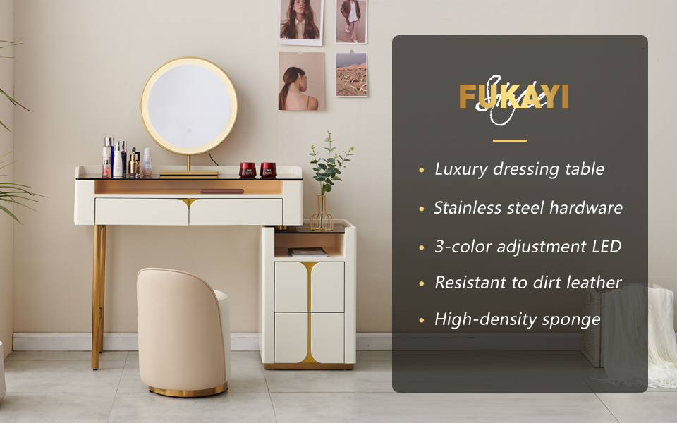 FUKAYI Makeup Vanity