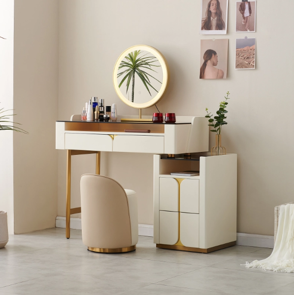 Stylish storage ottoman for organizing shoes or accessories