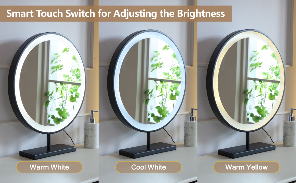 FUKAYI Faux Saddle Leather Vanity