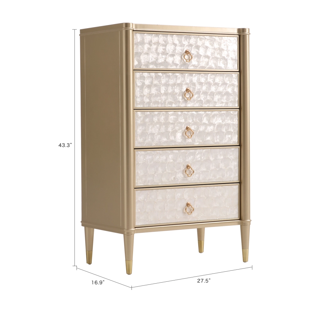 gold inlay dresser Shop Stylish Kean Bone Inlay Dresser Console main image 0
