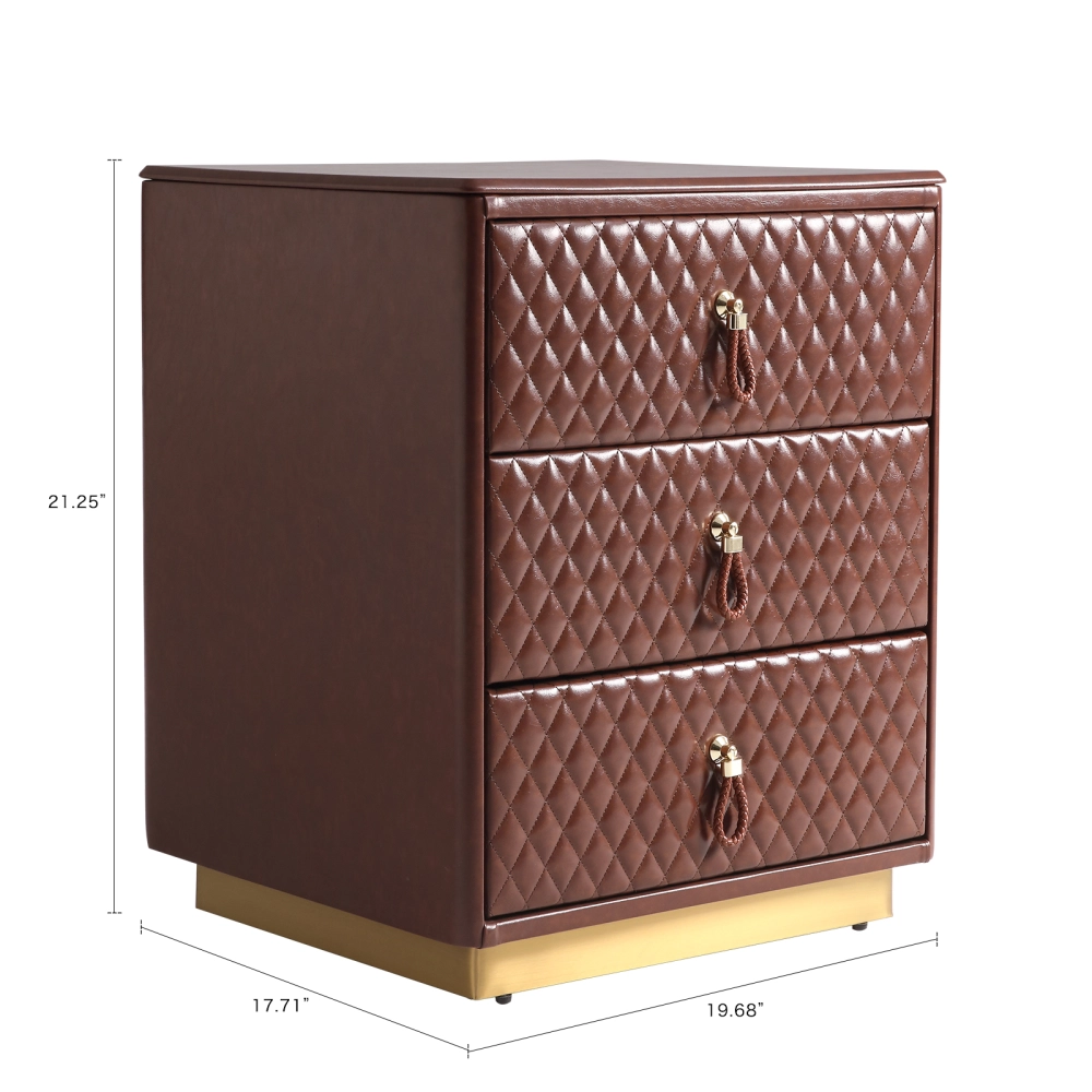 thirty thirty dress Narrow Dresser Nightstand With Led Charging Station main image 1