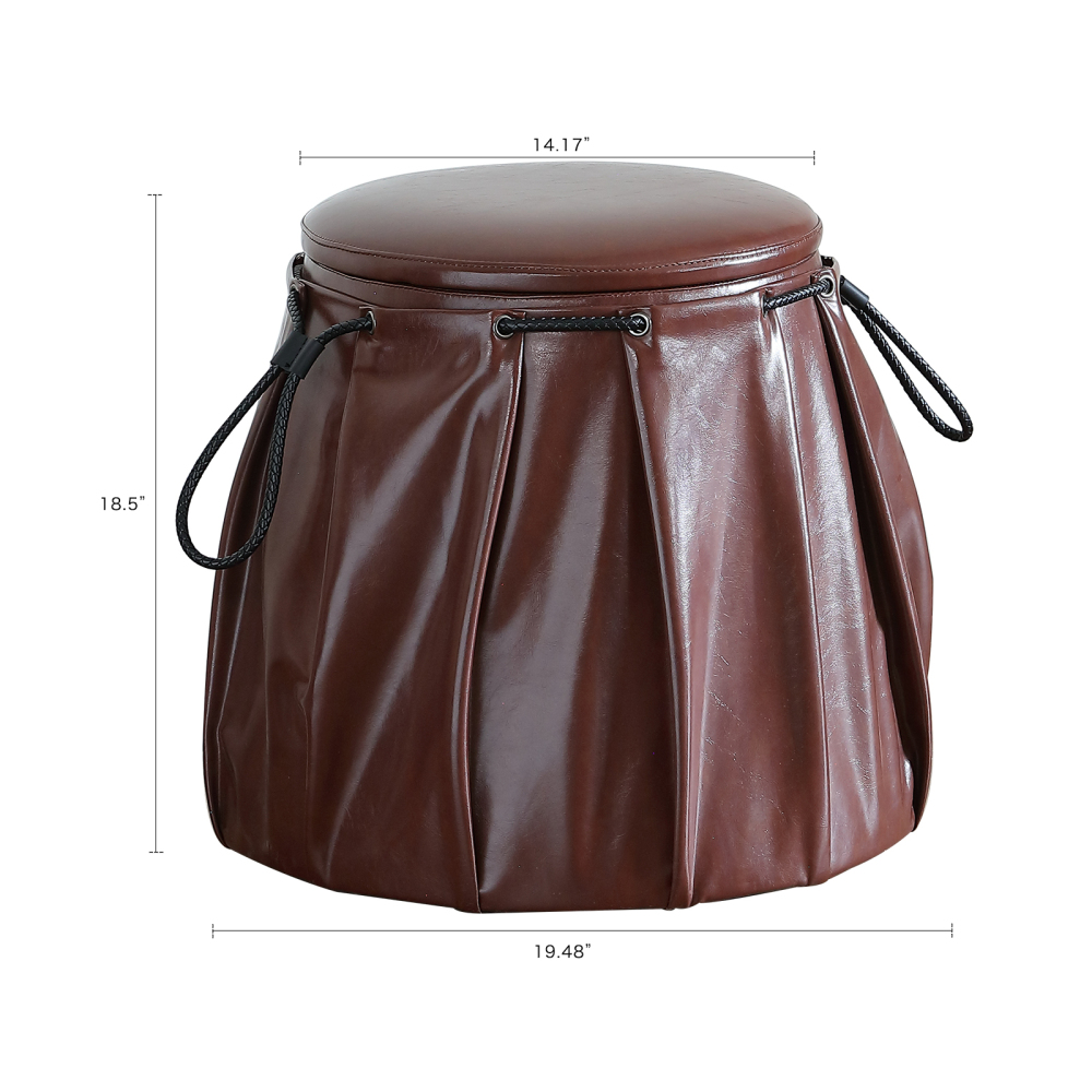 Modern Two-Toned Bathroom Vanity Set with Oval Mirror and Swivel Cabinet