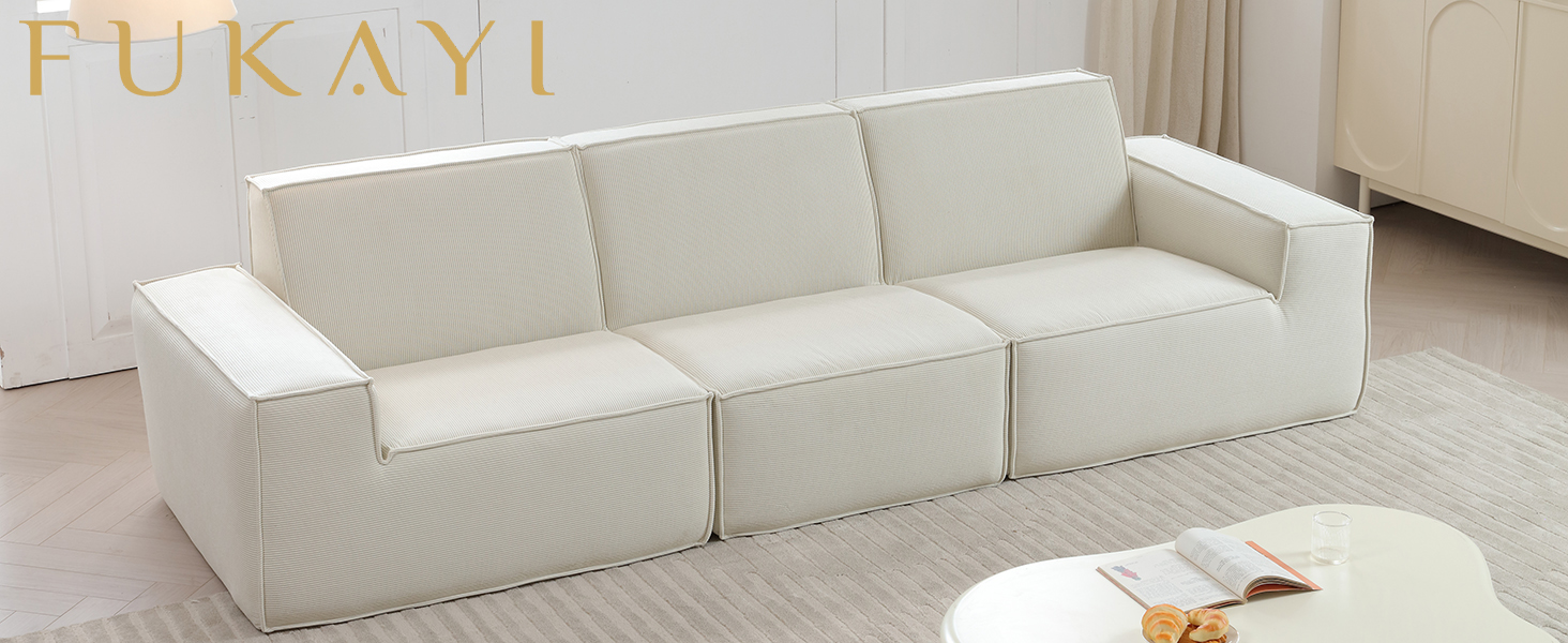 Modular sofa in a minimalist design