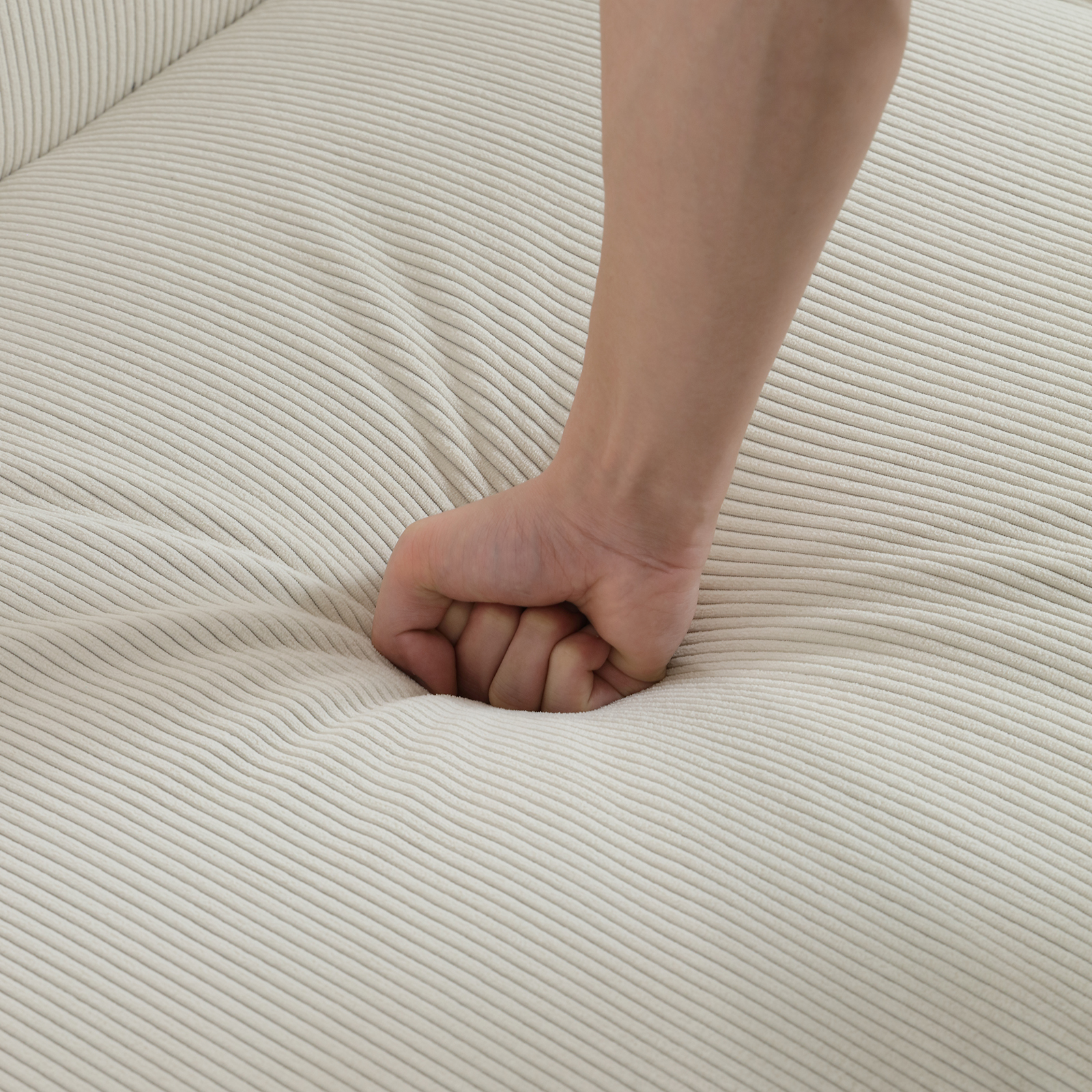 Fabric detail with emotional expression