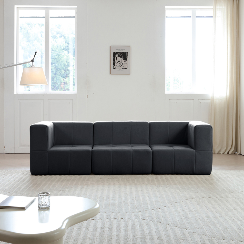 White Modular Sectional Sofa