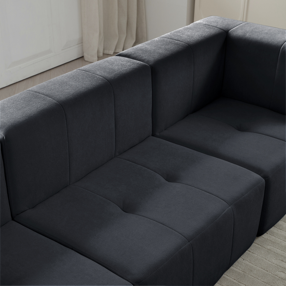 White Modular Sectional Sofa