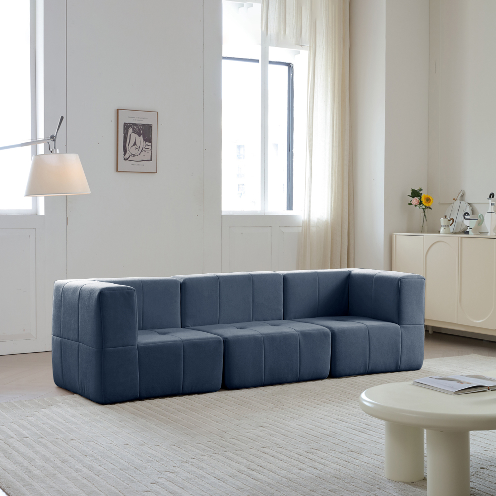 White Modular Sectional Sofa