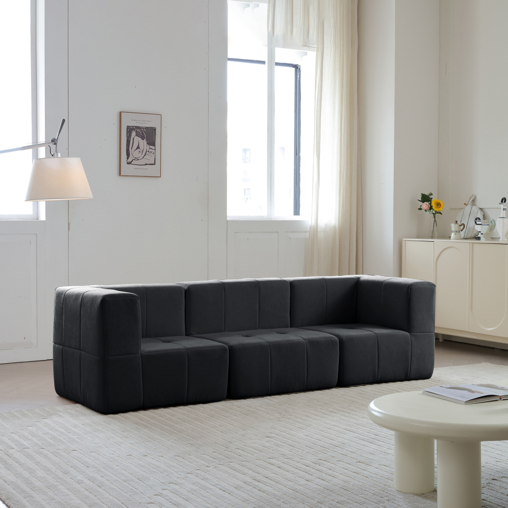 White Modular Sectional Sofa