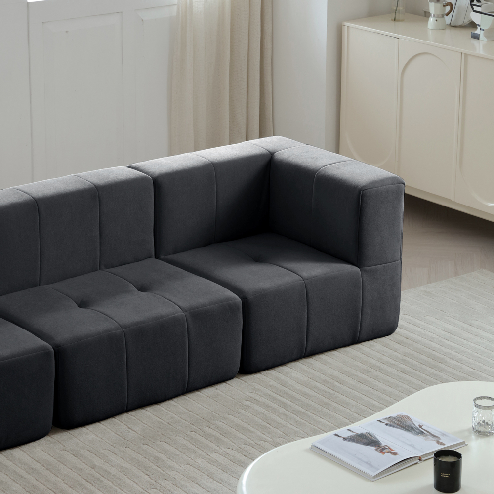 White Modular Sectional Sofa