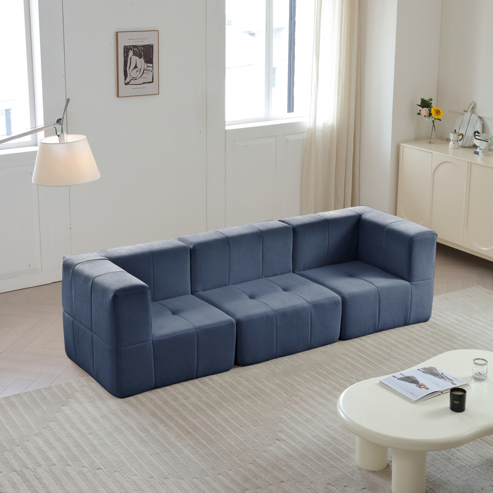 White Modular Sectional Sofa