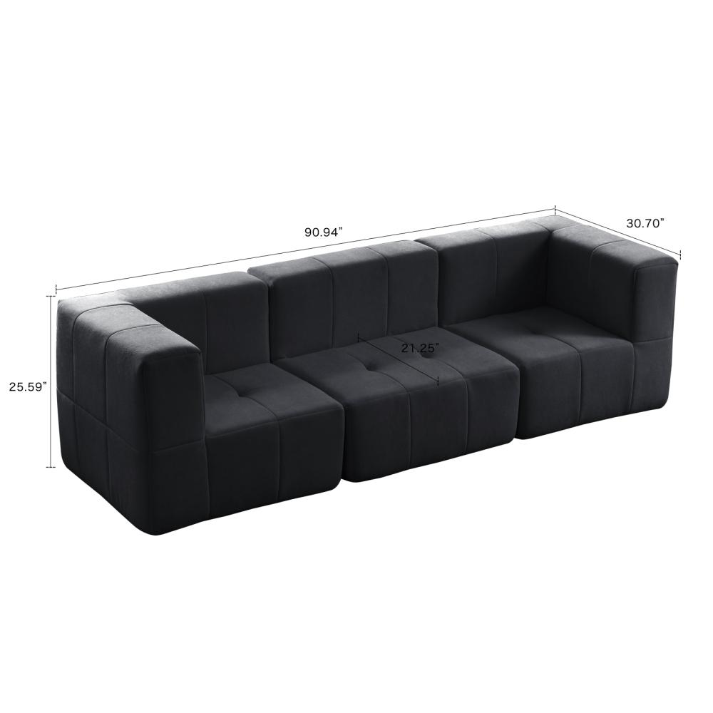 White Modular Sectional Sofa