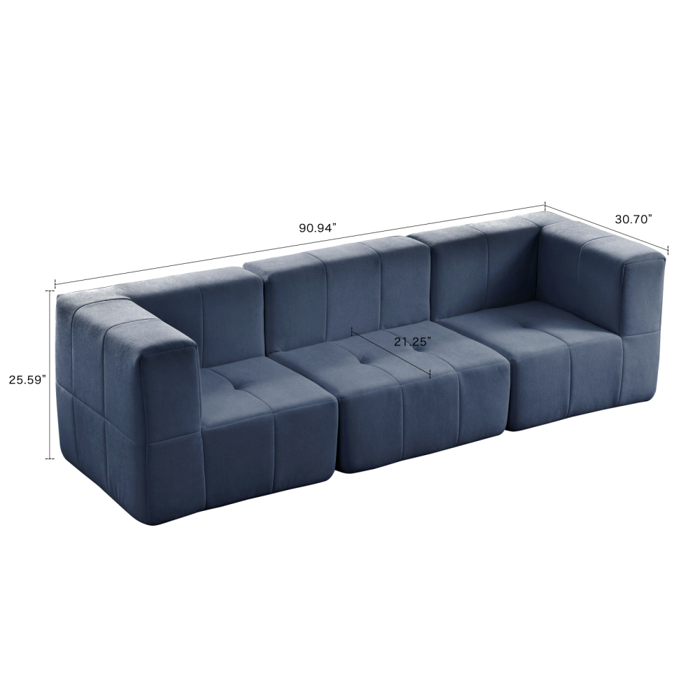 White Modular Sectional Sofa