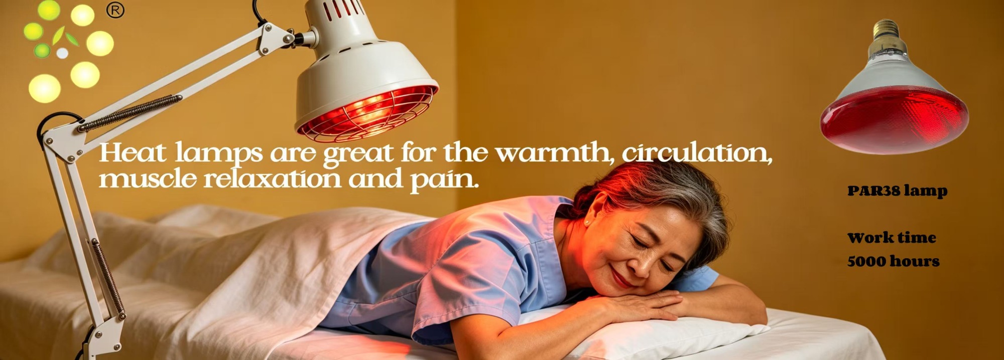 Infrared therapy lamp