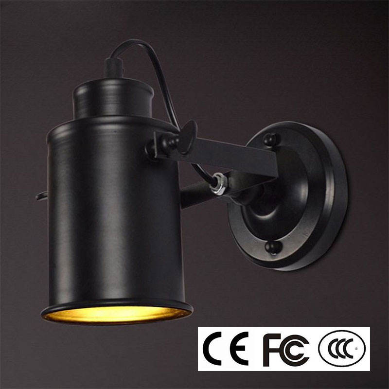 Wall Lamp Retro Industrial wall Light adjustable light sconce fixtures for Restaurant bedside Bar Cafe Home Lighting