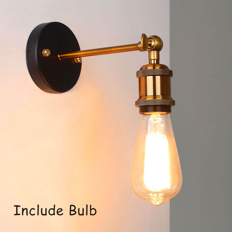 Wall Lamp Industrial vintage wall sconce Loft Retro light fixtures brass WALL Lights Indoor Bedroom Bathroom Balcony Bar light