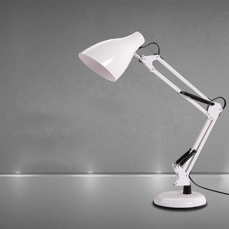 desk lamps reading table lamp bedroom bedside light metal desk light modern table lights night light black white red E27 90-260V