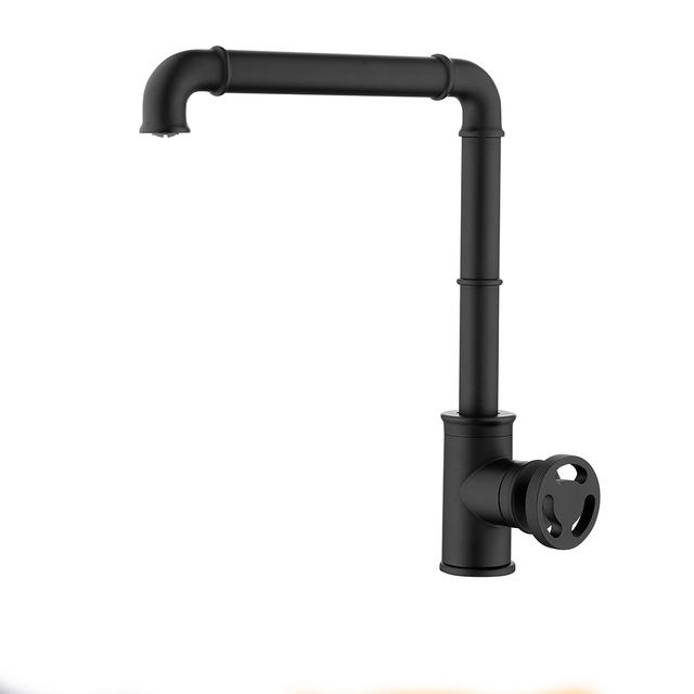 Retro Industrial Style Brass Kitchen Faucets