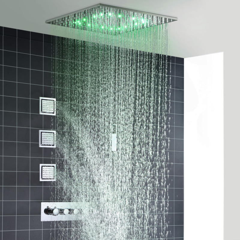 Ceiling shower top spray set constant temperature small flow SPA side spray simple multi-functional shower set