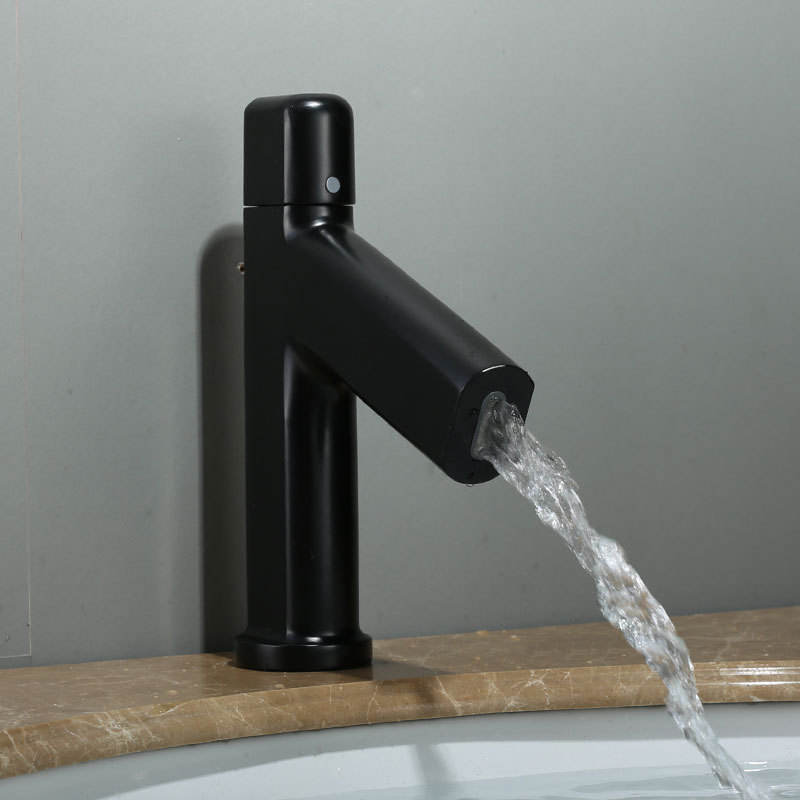 Basin faucets sinks mixer faucets hot and cold water faucets stainless steel panel mount faucets, black/ white/ chrome