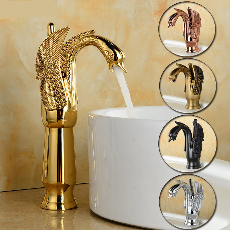 Swan Faucet Arch Design Luxury Wash Mixer Faucet