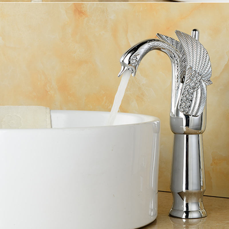 Swan Faucet Arch Design Luxury Wash Mixer Faucet