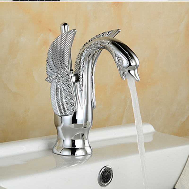 Swan Faucet Arch Design Luxury Wash Mixer Faucet