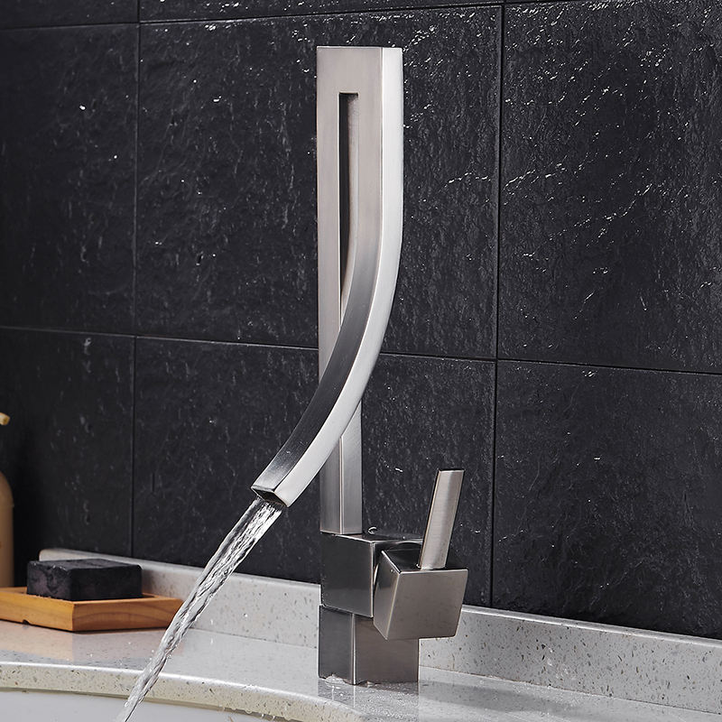 Sweethome LYJ00027 Grop Widespread Bathroom Single Handle Deck Mounted Faucet