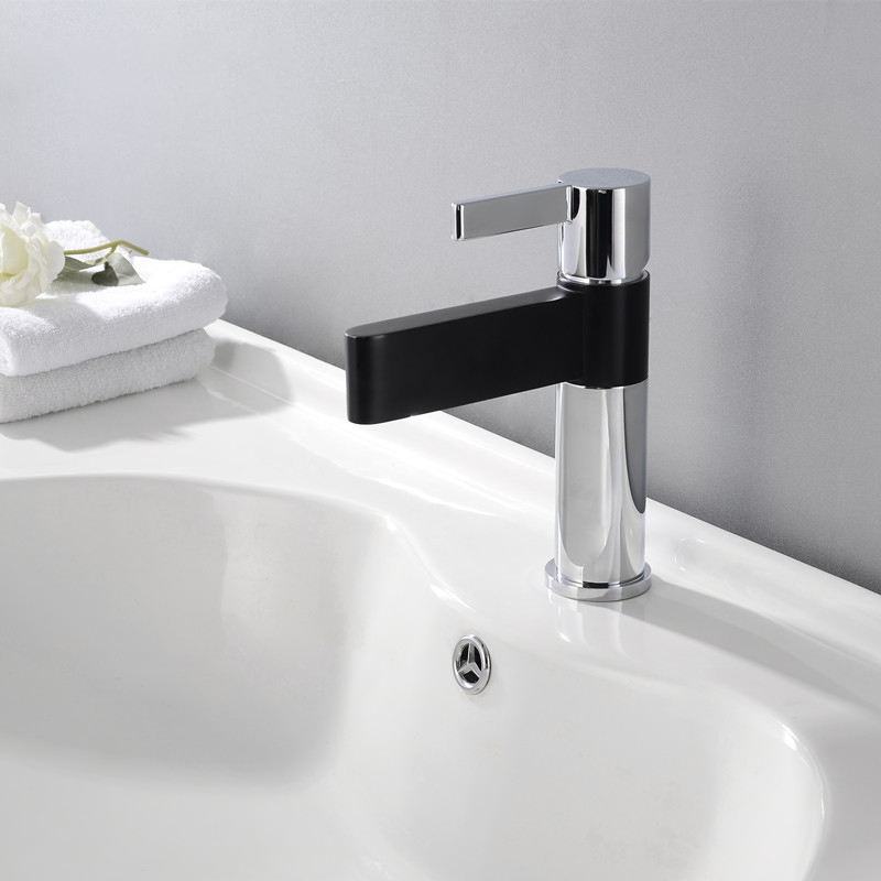 Sweethome Bathroom  Faucet basin mixer hot and cold sink faucet wash basin faucet  chrome / black