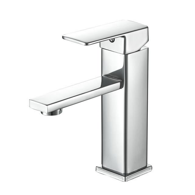 Basin Sink Bathroom Faucet Deck Mounted Hot & Cold Water Basin Faucet Matte Black Lavatory Sink Faucet