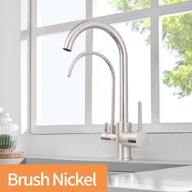 Three Ways Kitchen Faucets Pull Out Filter Tap for Kitchen Sink