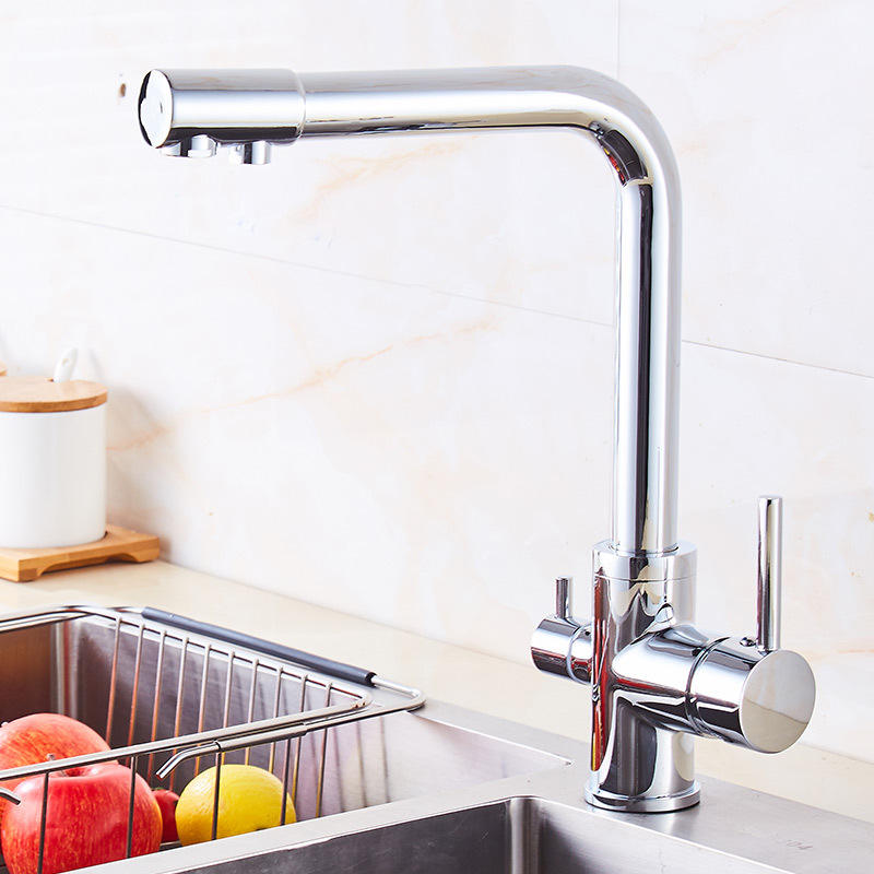 3-way kitchen faucet for water filter