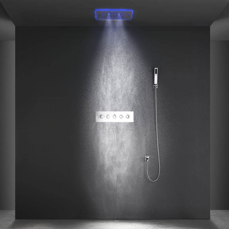 Music Shower System in Polished Chrome 5 Function Thermostatic