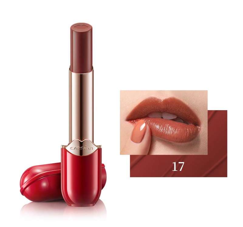 CARSLAN True Velvet Matte Lipstick, Hydrating High Pigmented Lip Color Long Lasting Lip Makeup for Women
